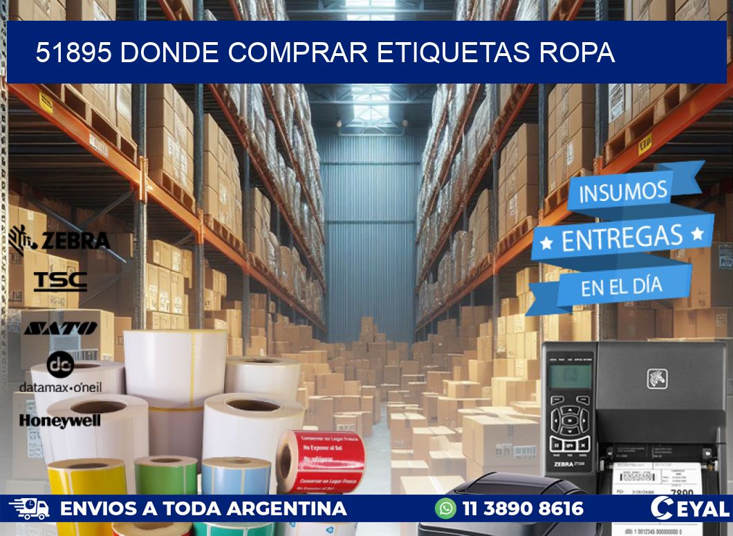 51895 DONDE COMPRAR ETIQUETAS ROPA