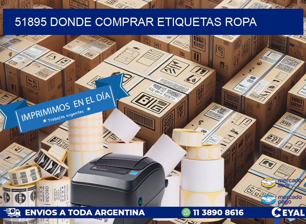 51895 DONDE COMPRAR ETIQUETAS ROPA