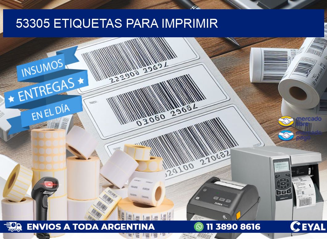 53305 ETIQUETAS PARA IMPRIMIR