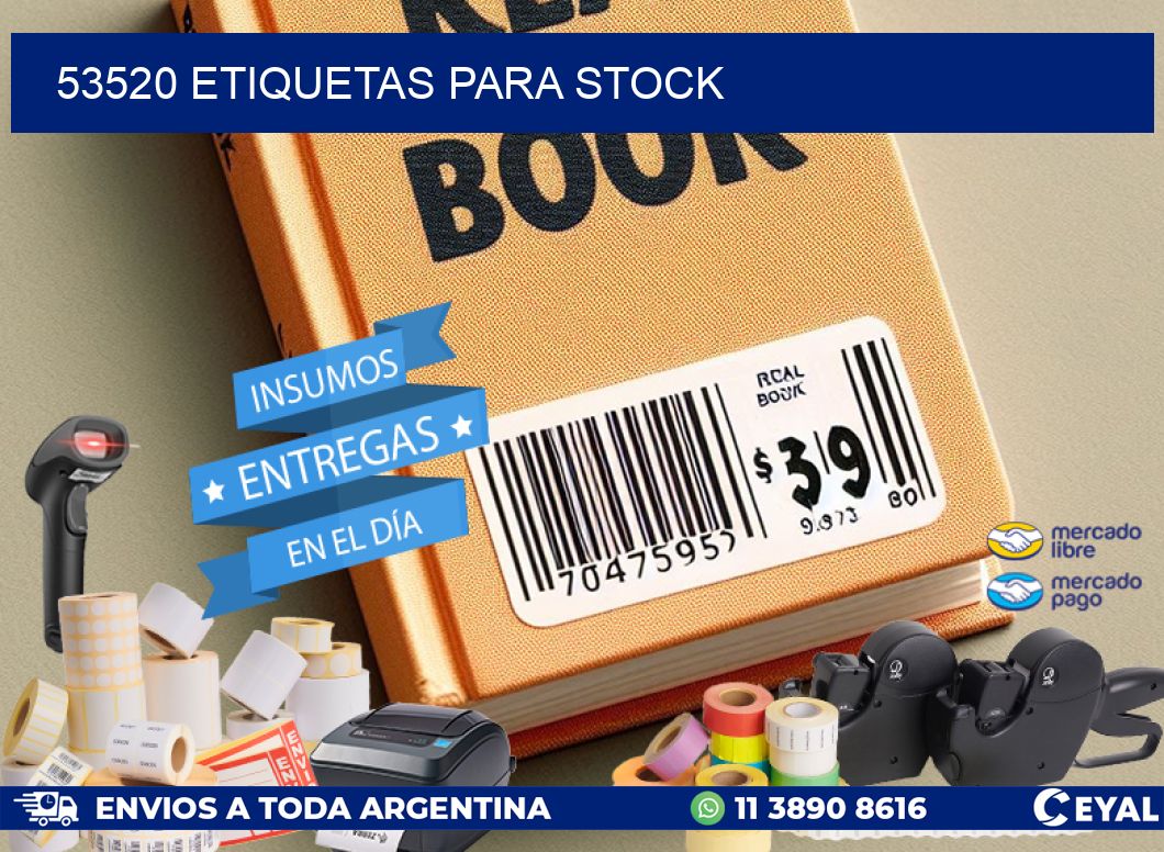 53520 ETIQUETAS PARA STOCK