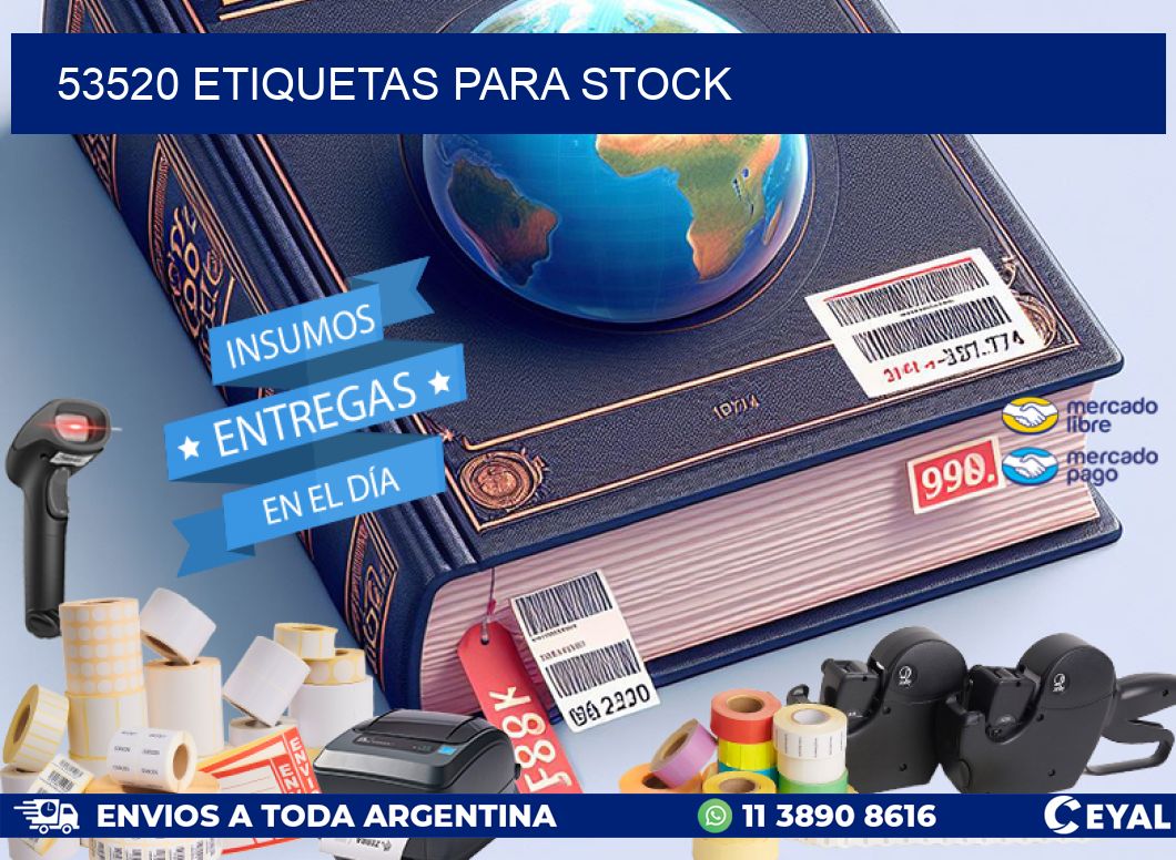 53520 ETIQUETAS PARA STOCK