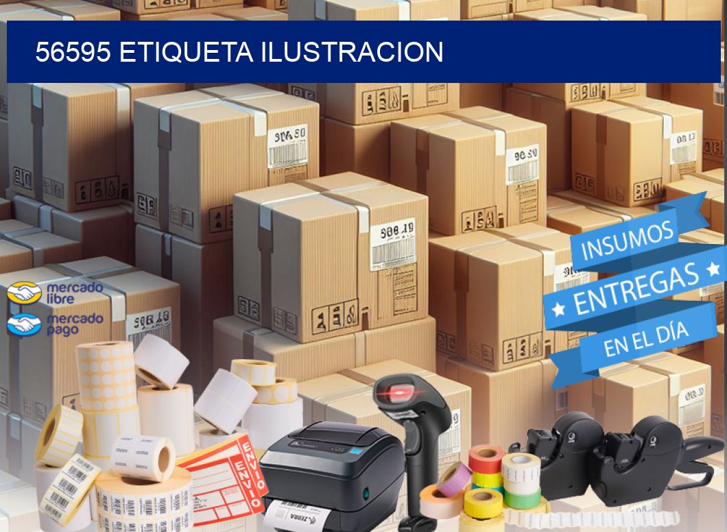 56595 etiqueta ilustracion