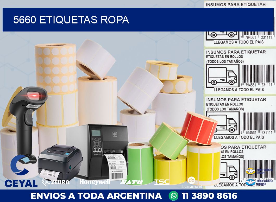 5660 ETIQUETAS ROPA