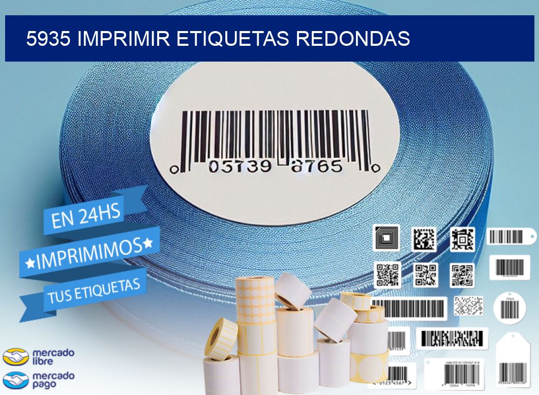 5935 IMPRIMIR ETIQUETAS REDONDAS