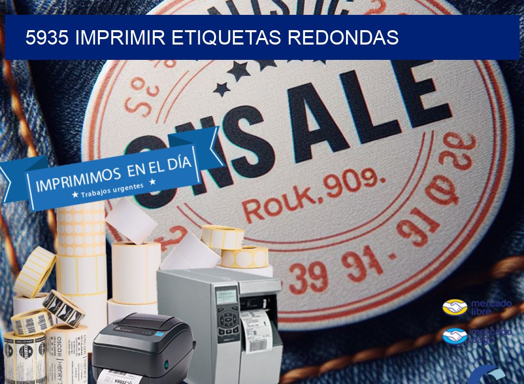 5935 IMPRIMIR ETIQUETAS REDONDAS