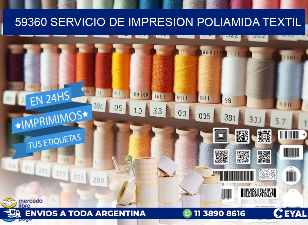 59360 SERVICIO DE IMPRESION POLIAMIDA TEXTIL