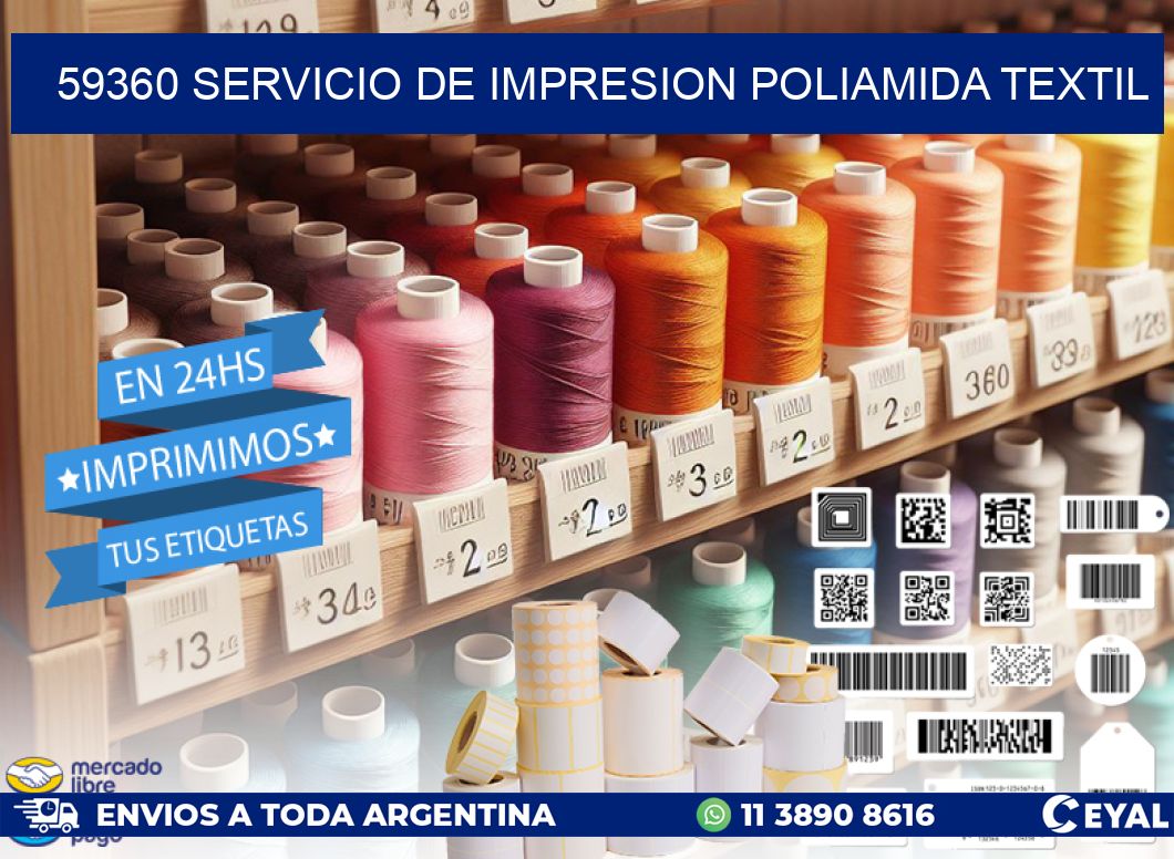 59360 SERVICIO DE IMPRESION POLIAMIDA TEXTIL