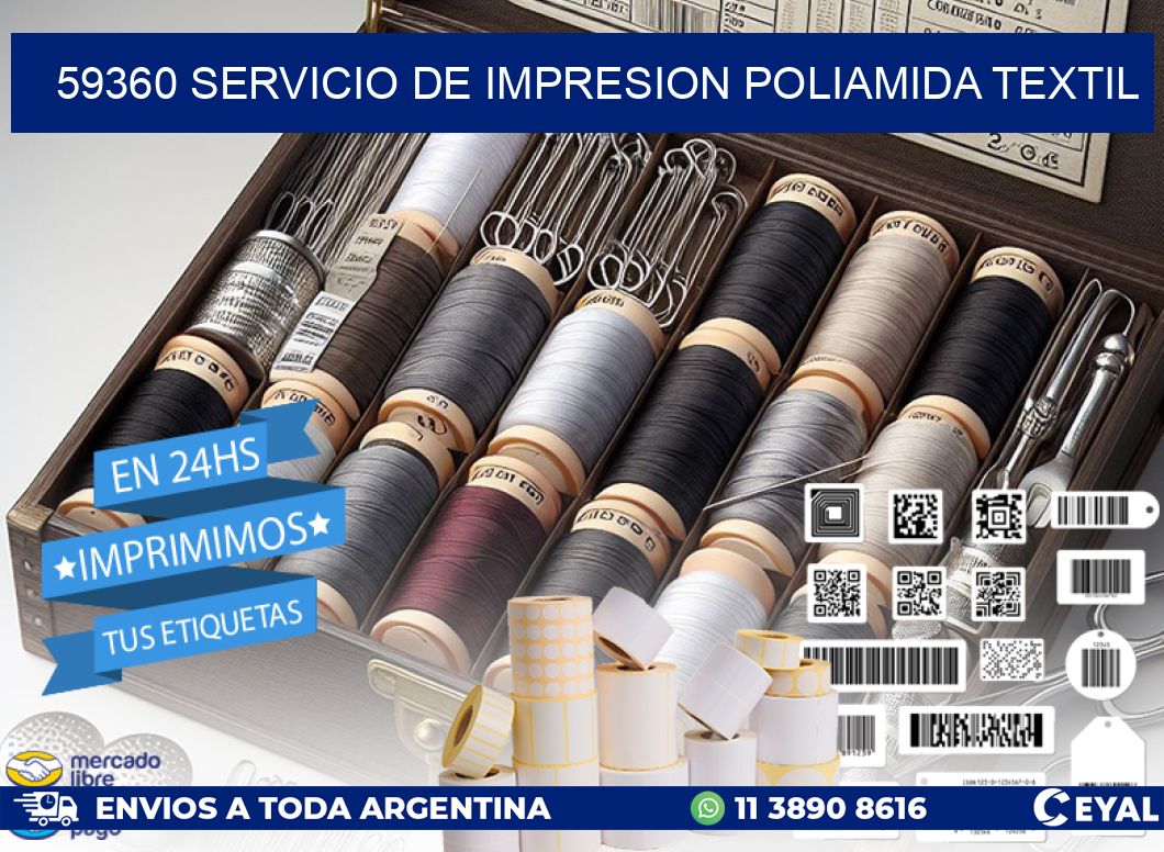 59360 SERVICIO DE IMPRESION POLIAMIDA TEXTIL