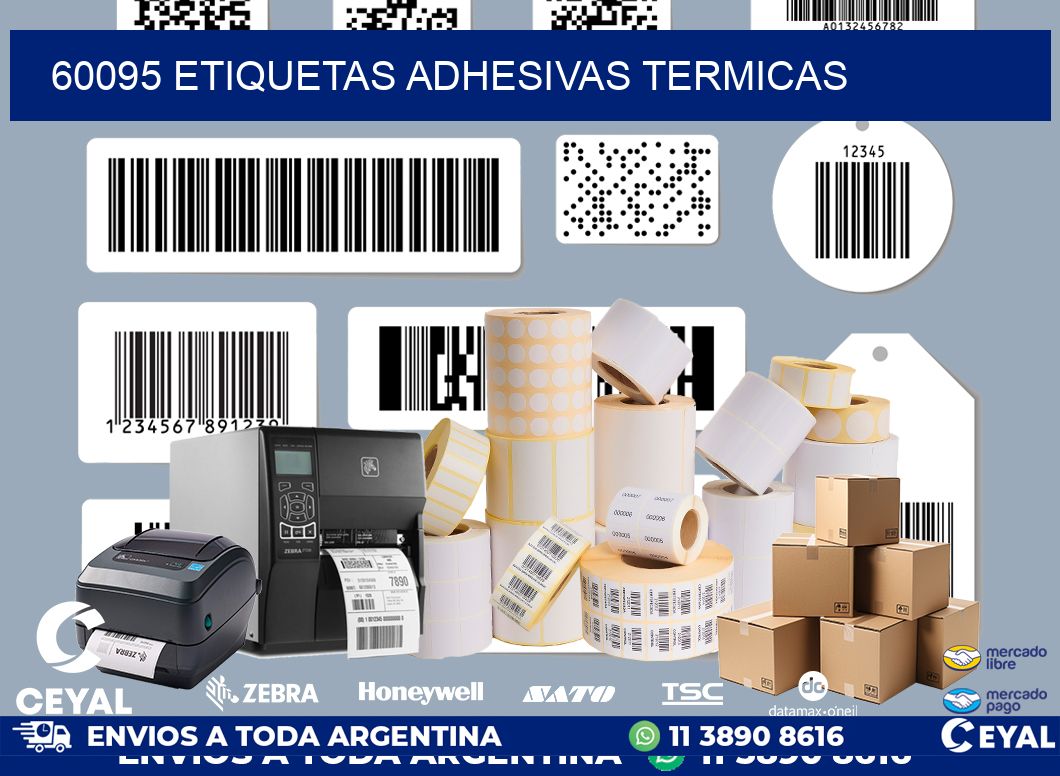 60095 etiquetas adhesivas termicas