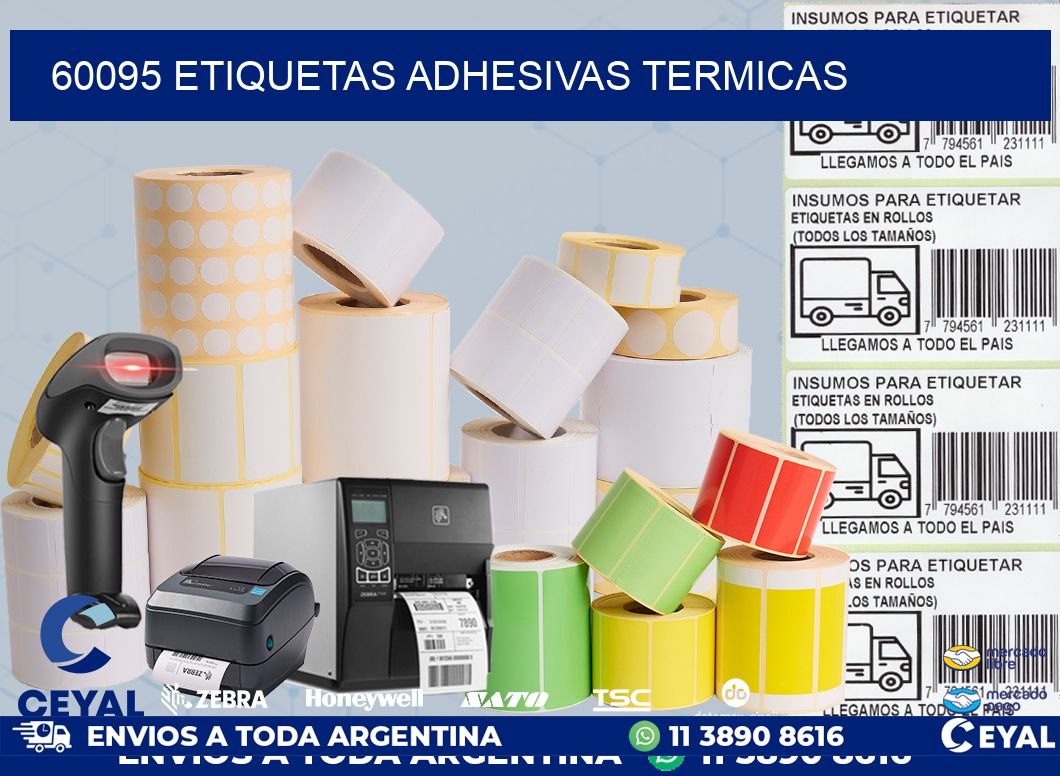 60095 etiquetas adhesivas termicas