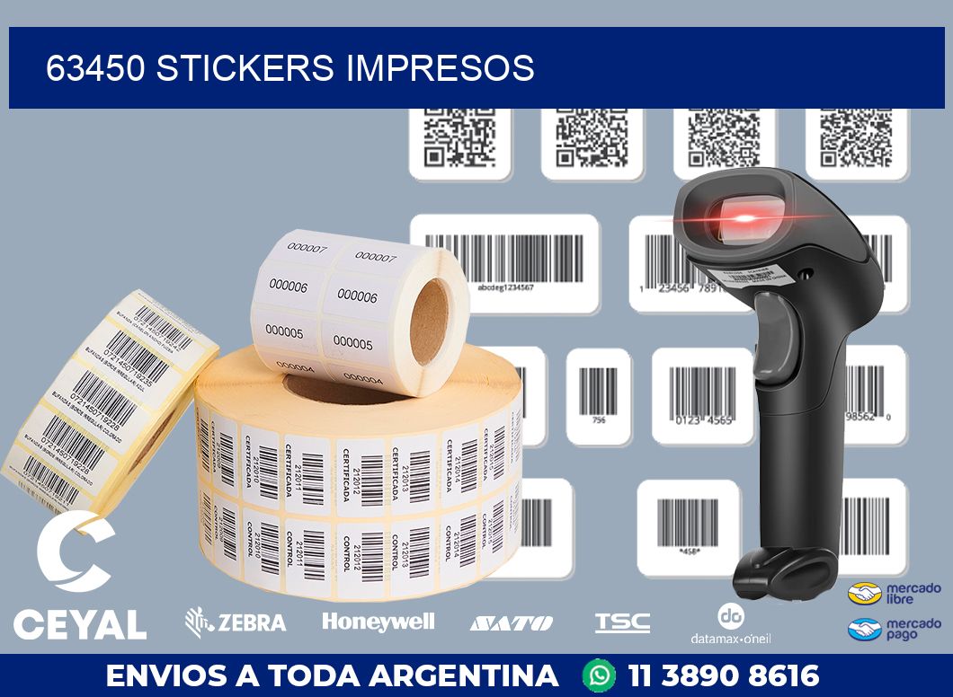 63450 Stickers impresos