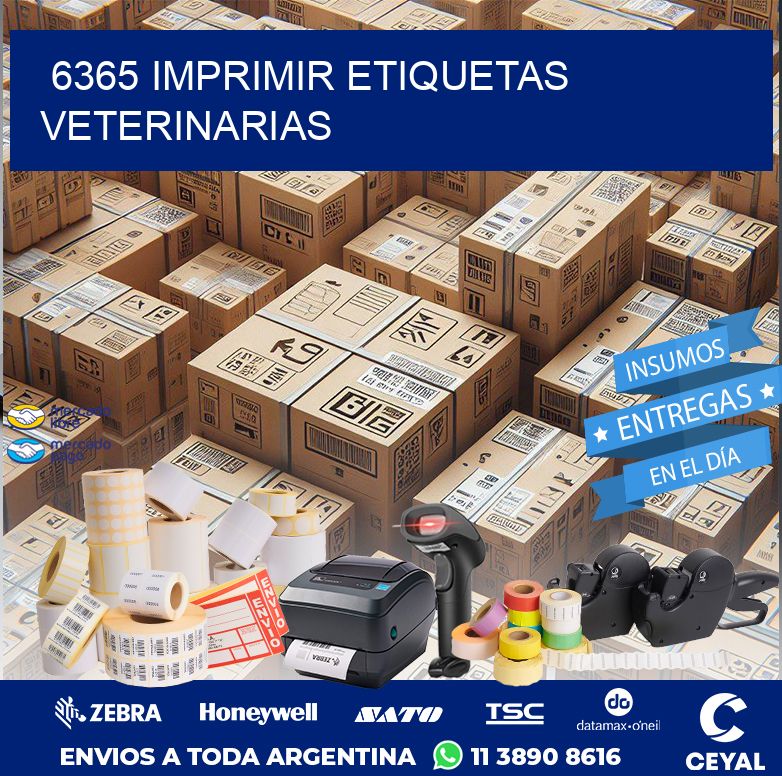 6365 IMPRIMIR ETIQUETAS VETERINARIAS