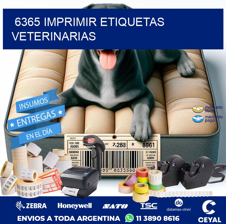 6365 IMPRIMIR ETIQUETAS VETERINARIAS