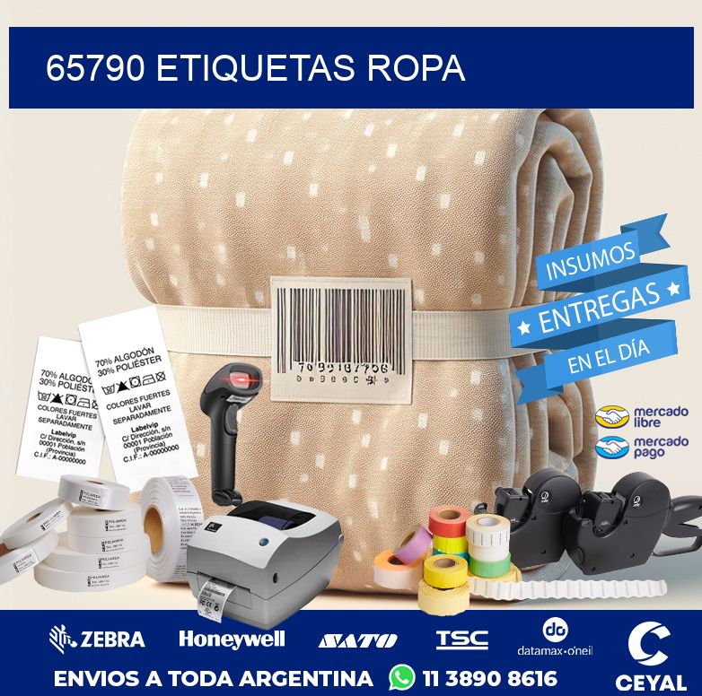 65790 ETIQUETAS ROPA