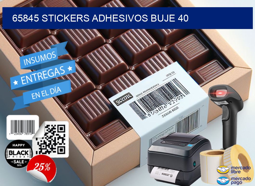 65845 STICKERS ADHESIVOS BUJE 40