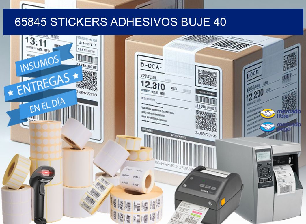 65845 STICKERS ADHESIVOS BUJE 40