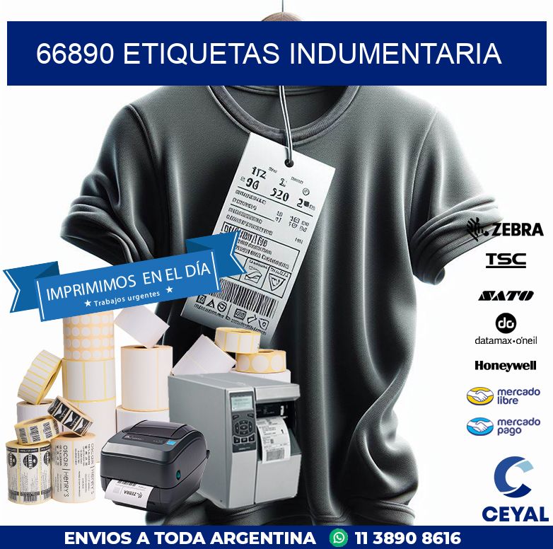 66890 ETIQUETAS INDUMENTARIA