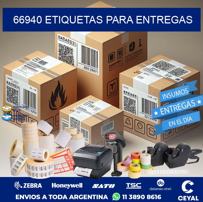 66940 ETIQUETAS PARA ENTREGAS
