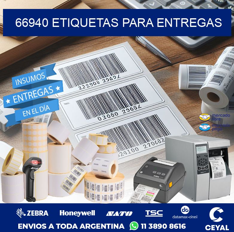 66940 ETIQUETAS PARA ENTREGAS