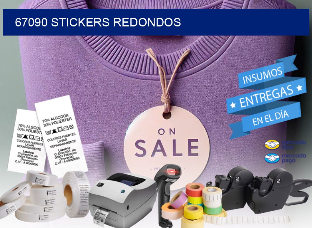 67090 STICKERS REDONDOS