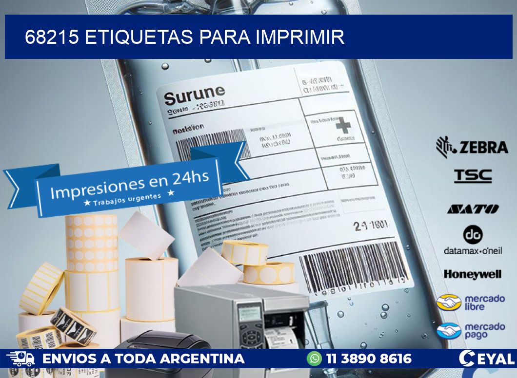 68215 ETIQUETAS PARA IMPRIMIR