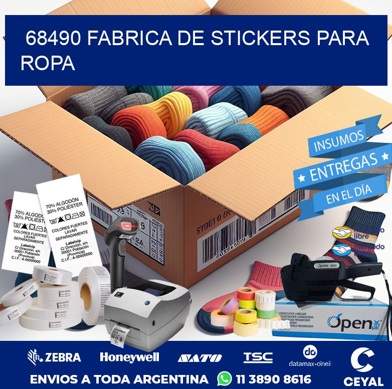 68490 FABRICA DE STICKERS PARA ROPA