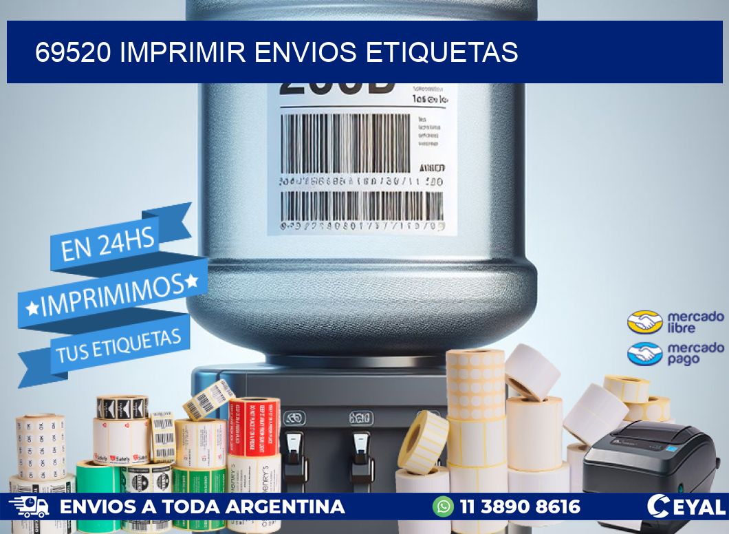 69520 imprimir envios etiquetas