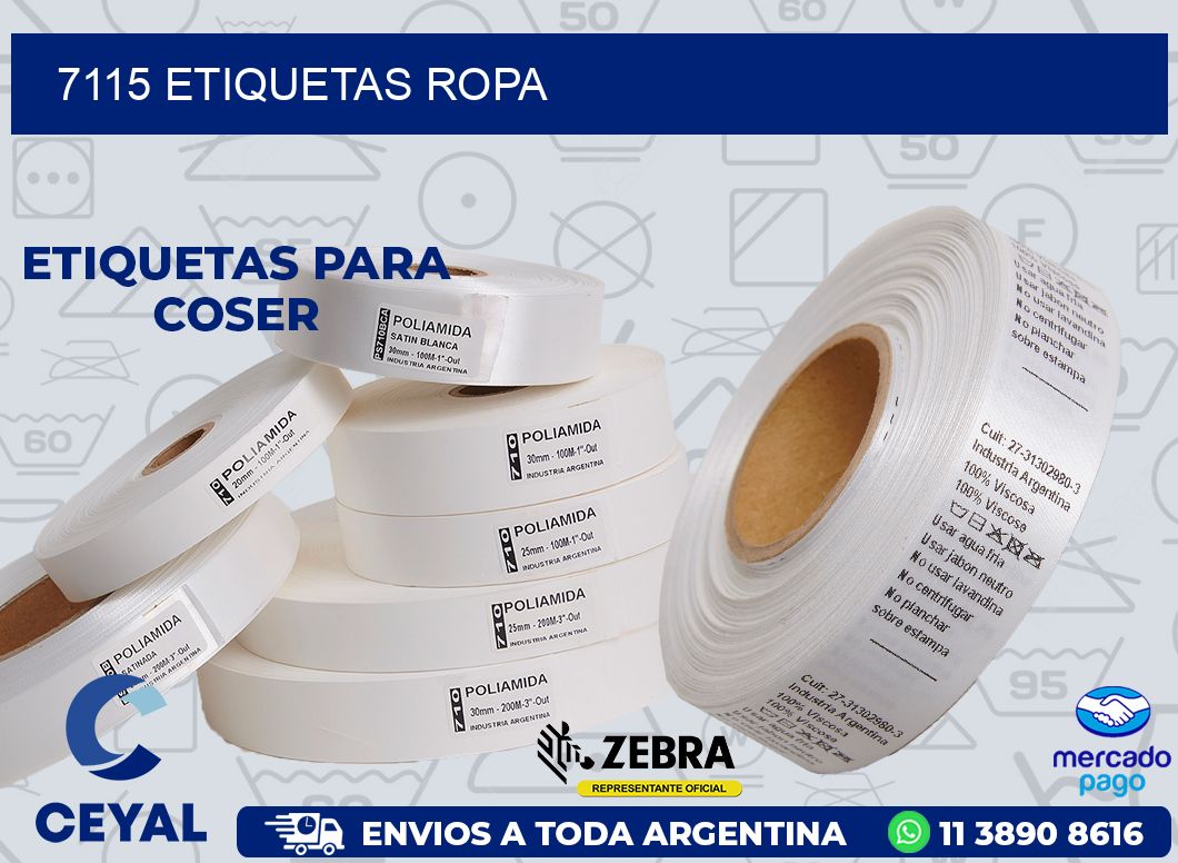 7115 ETIQUETAS ROPA