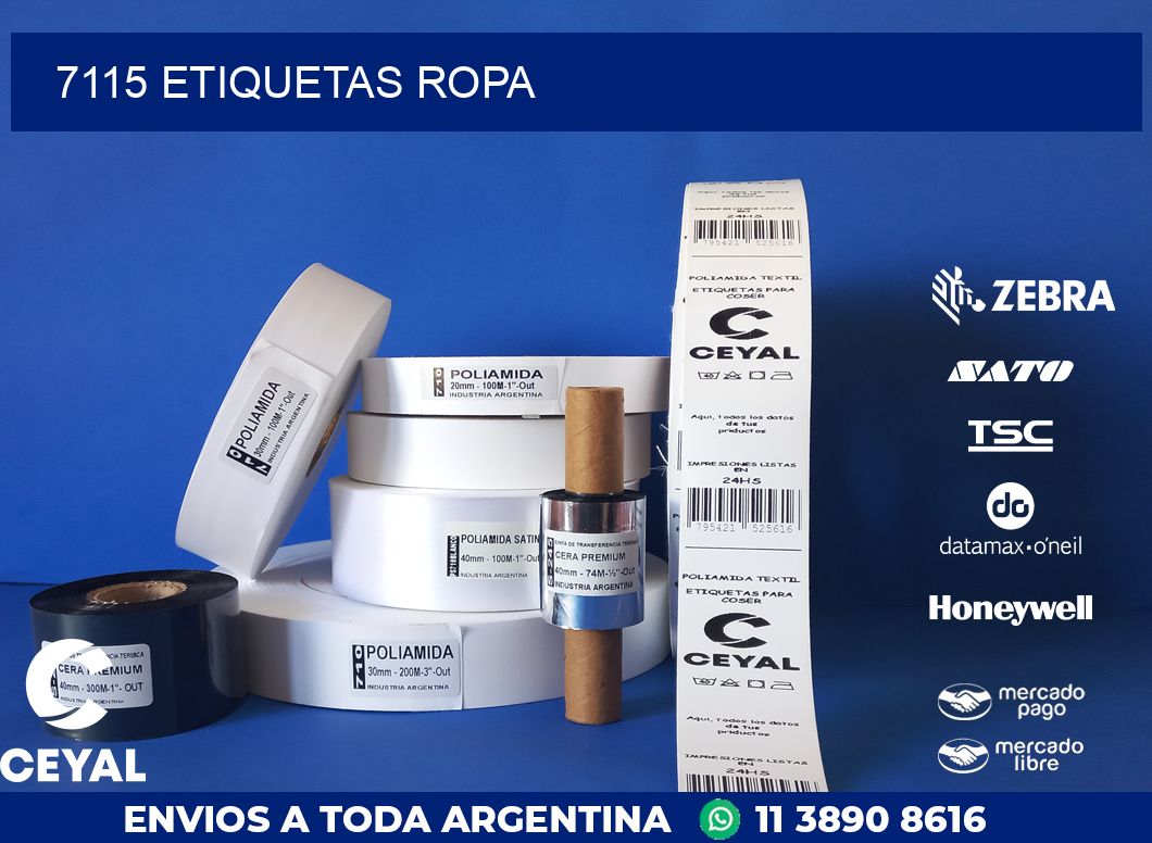 7115 ETIQUETAS ROPA