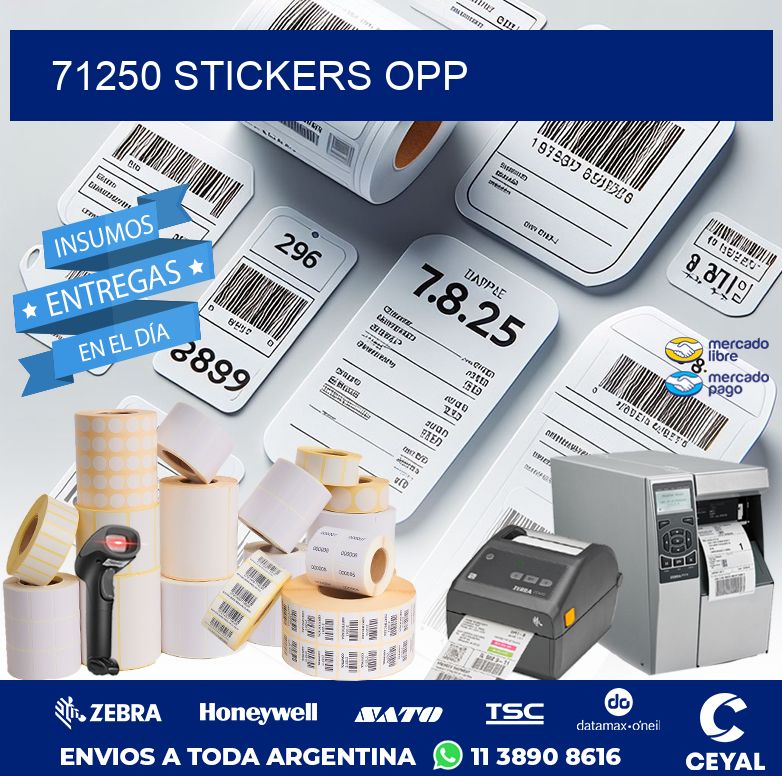 71250 STICKERS OPP