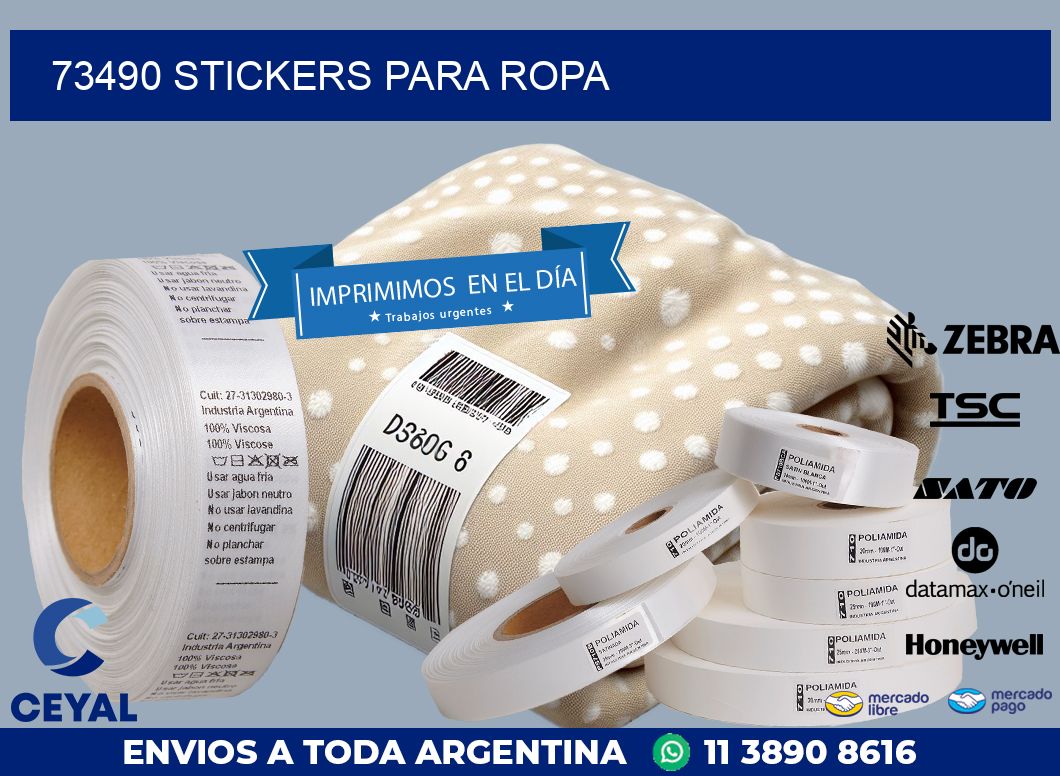 73490 STICKERS PARA ROPA