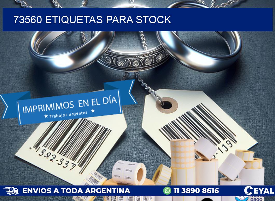 73560 ETIQUETAS PARA STOCK