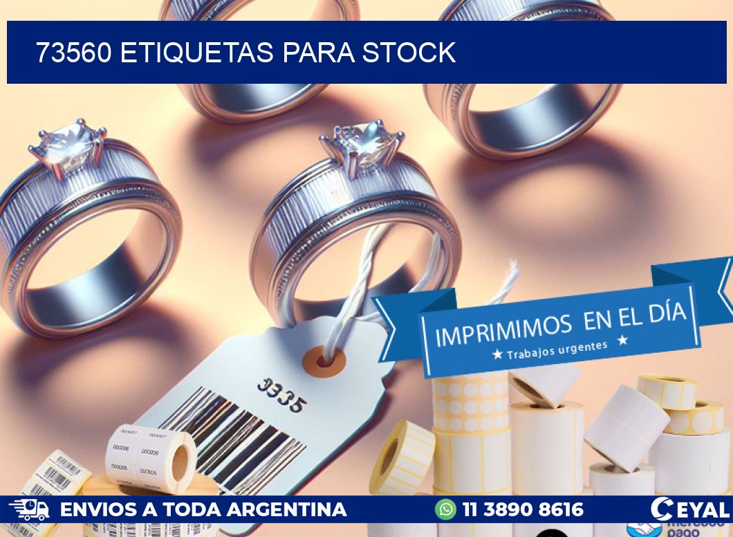 73560 ETIQUETAS PARA STOCK