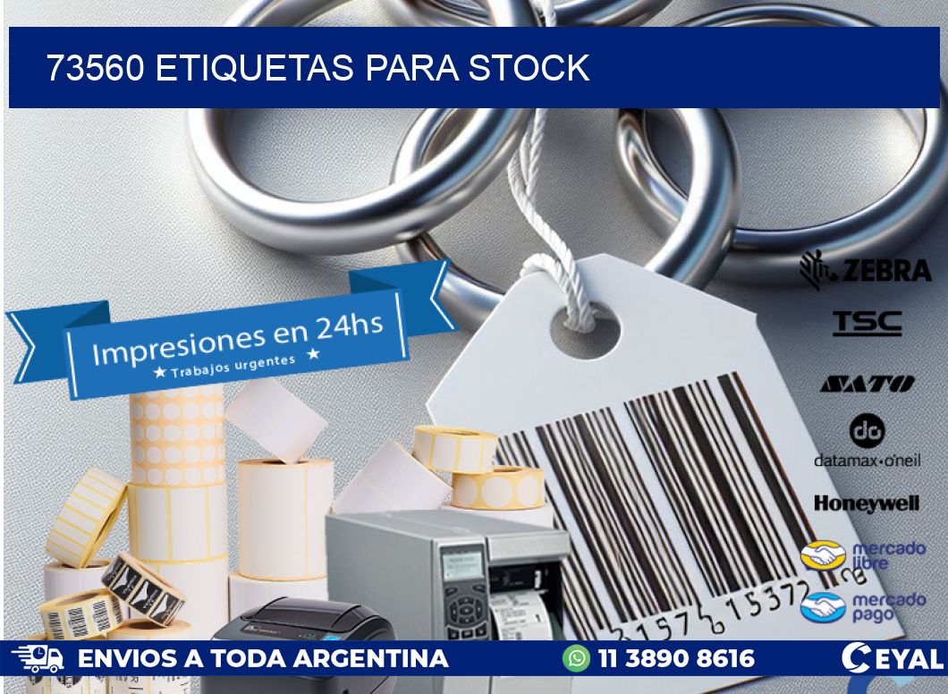 73560 ETIQUETAS PARA STOCK