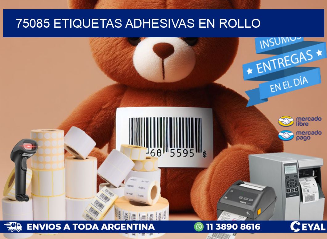 75085 Etiquetas adhesivas en rollo