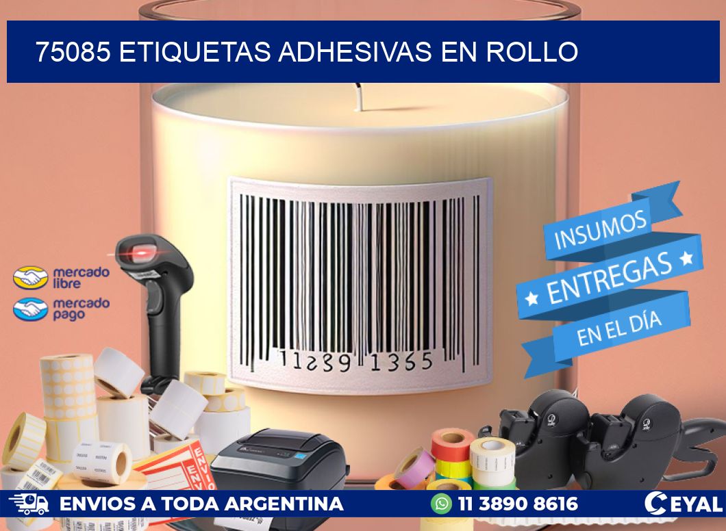 75085 Etiquetas adhesivas en rollo