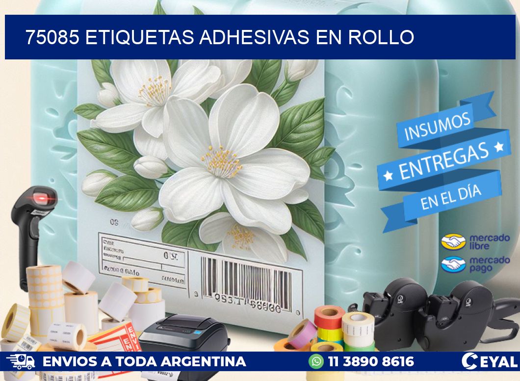 75085 Etiquetas adhesivas en rollo