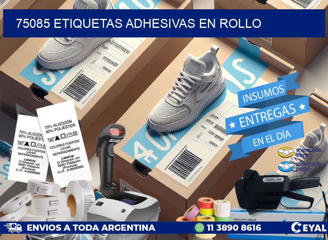 75085 Etiquetas adhesivas en rollo