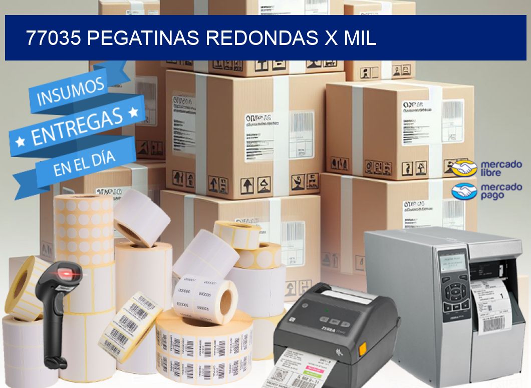 77035 PEGATINAS REDONDAS X MIL