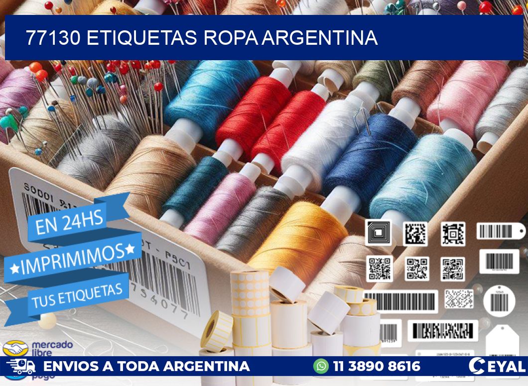 77130 ETIQUETAS ROPA ARGENTINA