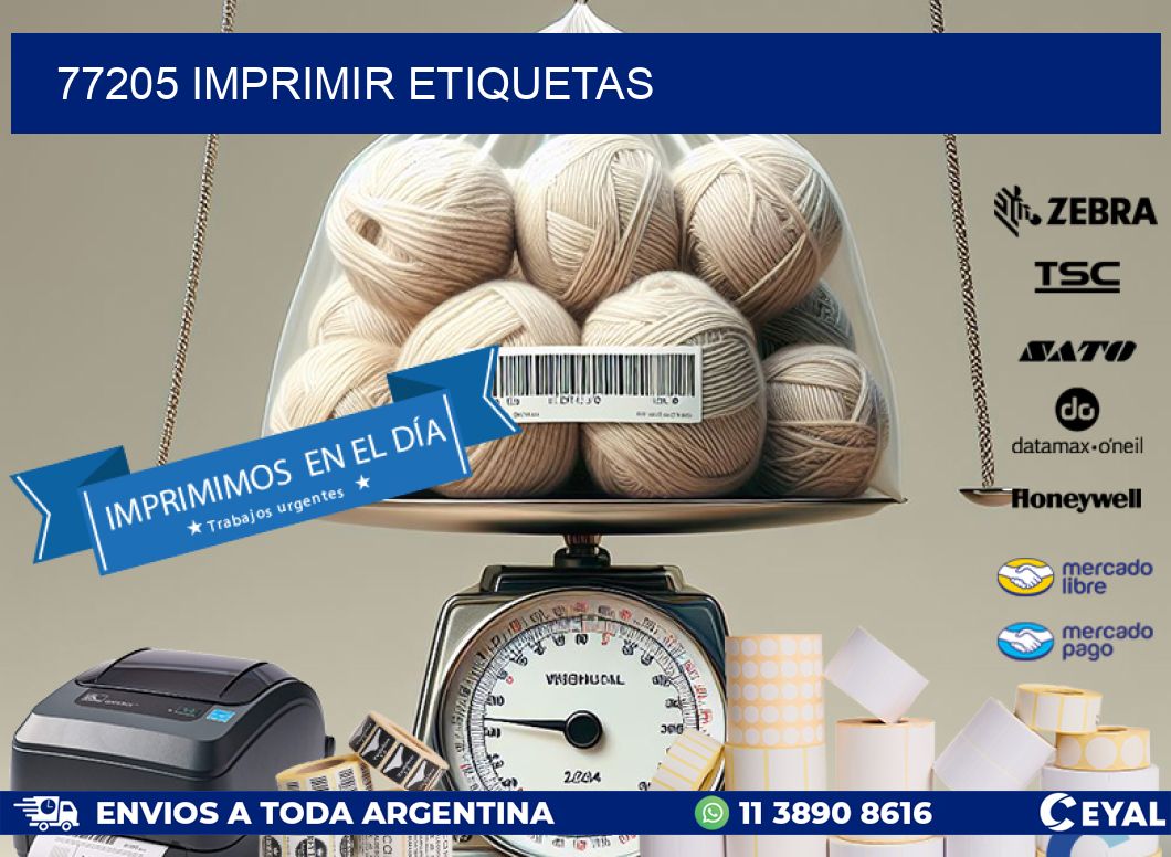 77205 imprimir etiquetas