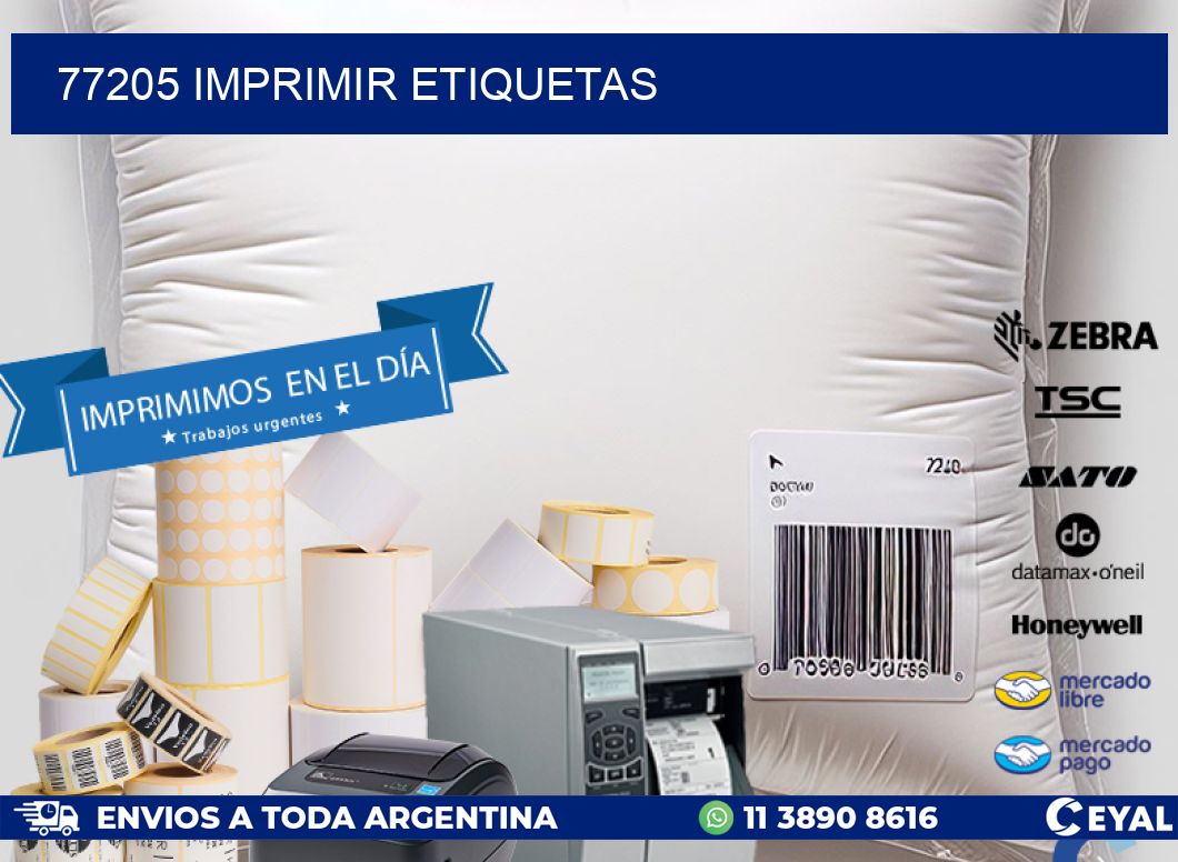 77205 imprimir etiquetas