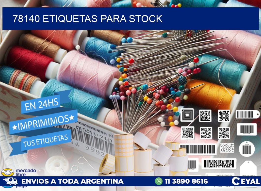 78140 ETIQUETAS PARA STOCK