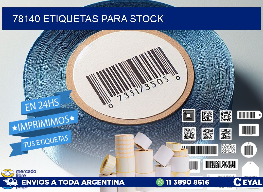 78140 ETIQUETAS PARA STOCK