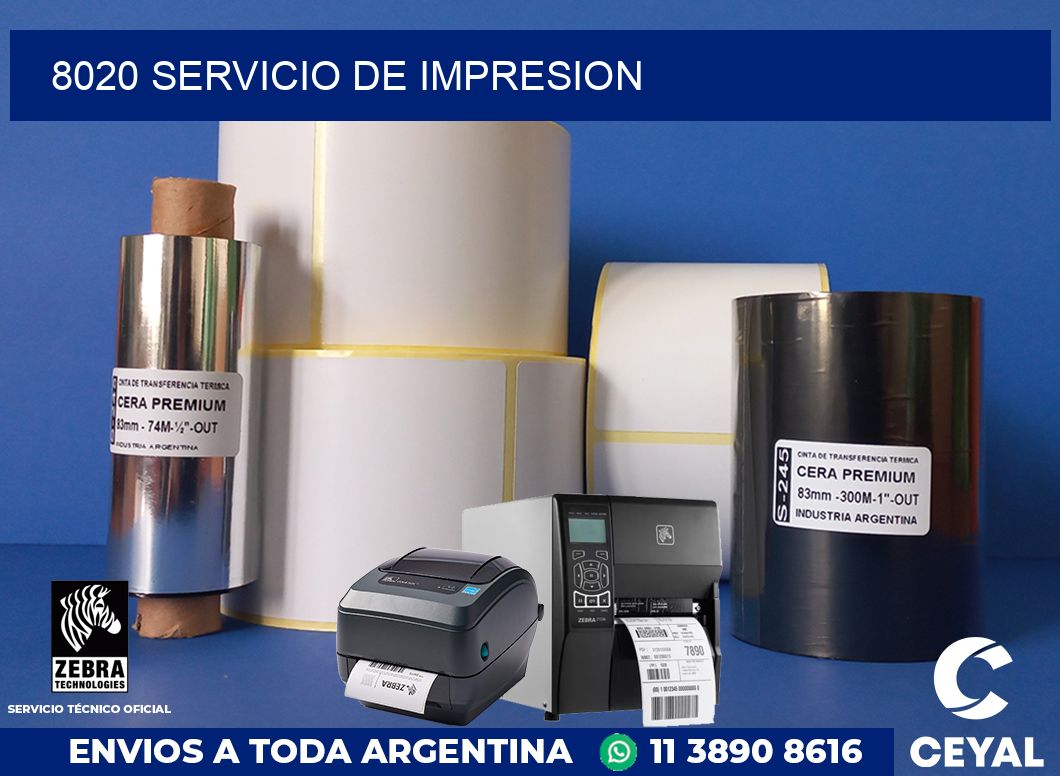 8020 SERVICIO DE IMPRESION