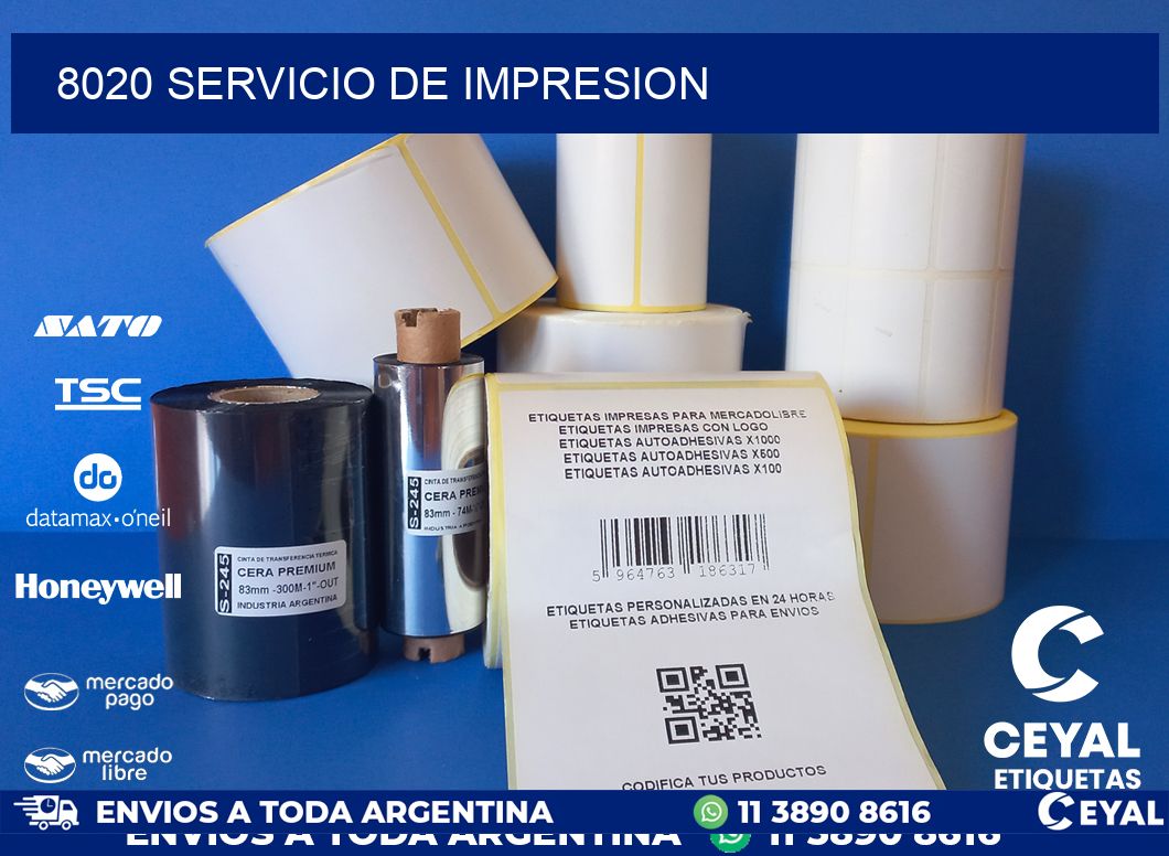 8020 SERVICIO DE IMPRESION