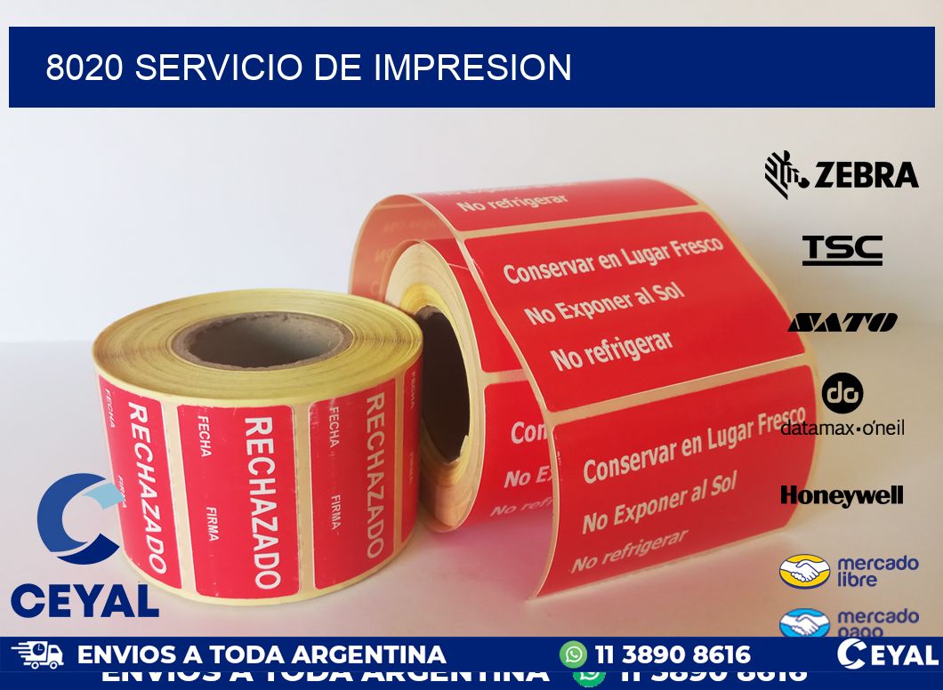 8020 SERVICIO DE IMPRESION