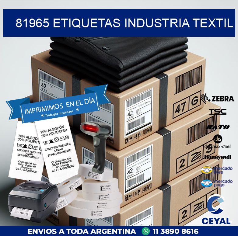 81965 ETIQUETAS INDUSTRIA TEXTIL