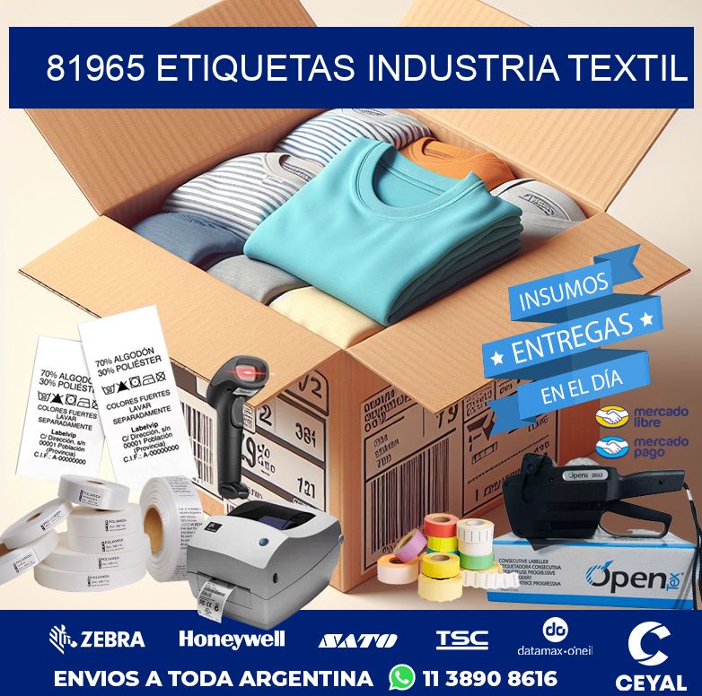 81965 ETIQUETAS INDUSTRIA TEXTIL
