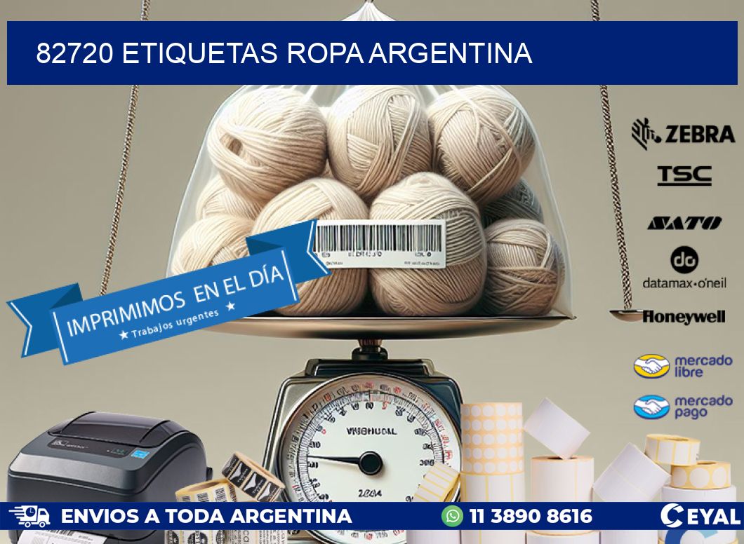 82720 ETIQUETAS ROPA ARGENTINA